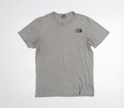 The North Face Men's Grey Small Graphic Outdoor T-Shirt