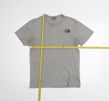 The North Face Men's Grey Small Graphic Outdoor T-Shirt