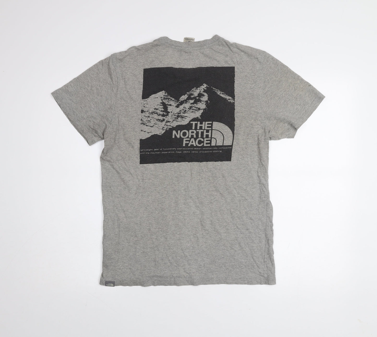 The North Face Men's Grey Small Graphic Outdoor T-Shirt