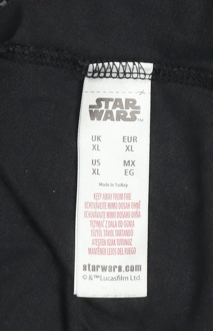 Star Wars Men's Black XL Graphic Print Darth Vader T-Shirt