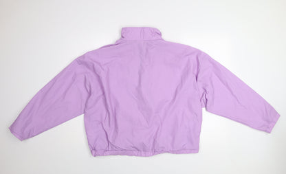 Womens UK Size 18 ASOS Purple Windbreaker Coat