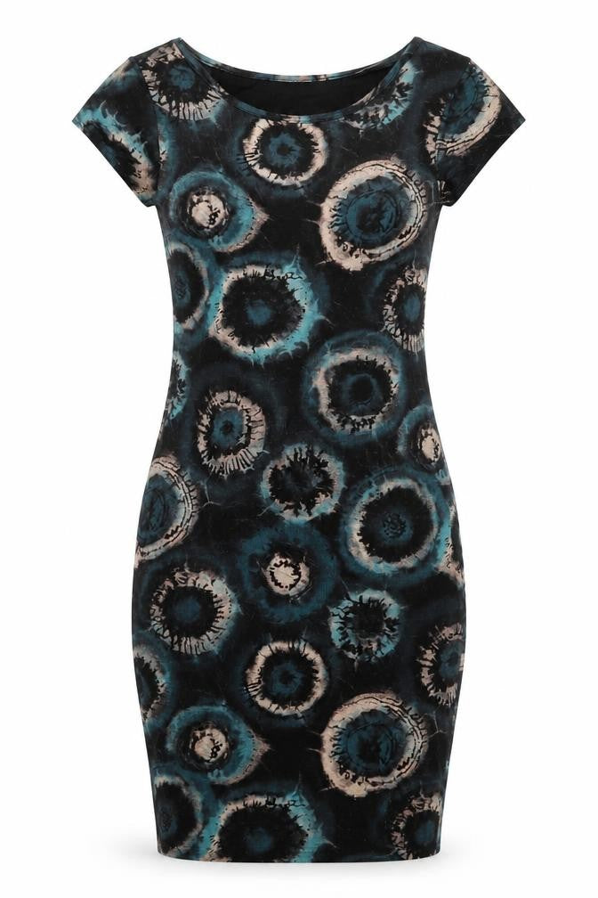 Womens UK Size S Apricot Bodycon Dress