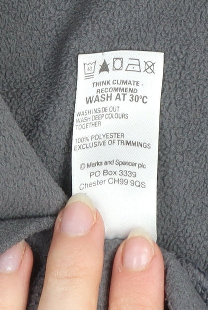 Mens UK Size L Marks and Spencer Grey Pullover Sweatshirt