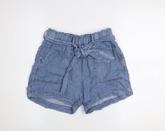 Womens UK Size XS Dunnes Relaxed Fit Paperbag Shorts