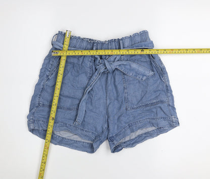 Womens UK Size XS Dunnes Relaxed Fit Paperbag Shorts