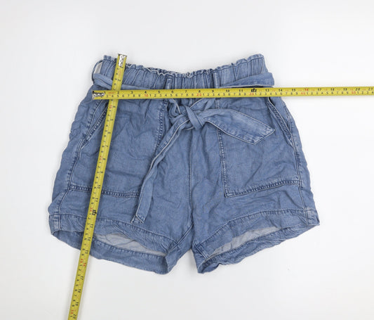 Womens UK Size XS Dunnes Relaxed Fit Paperbag Shorts