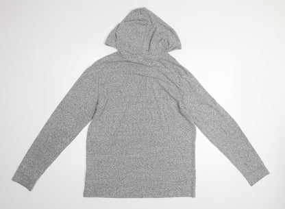 Unisex Adults UK Size S FOREVER 21 Grey Pullover Hoodie