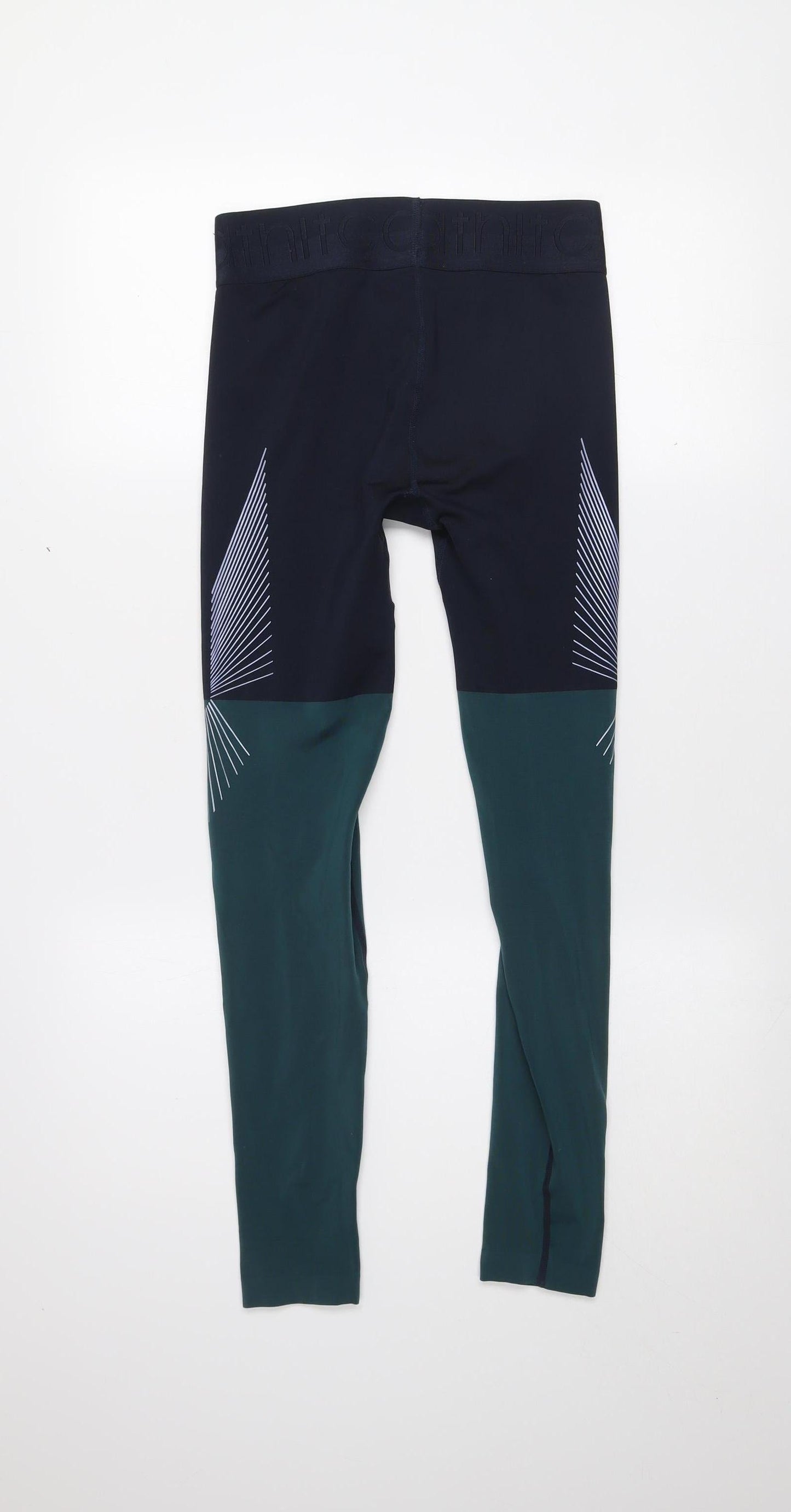Womens UK Size S H&M Slim Fit Leggings Blue Leggings