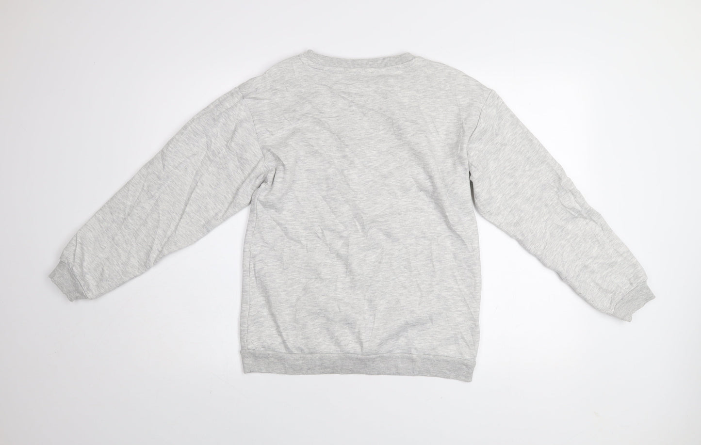 Primark Girls Grey Freedom Butterfly Graphic Pullover Sweatshirt 12-13 Years