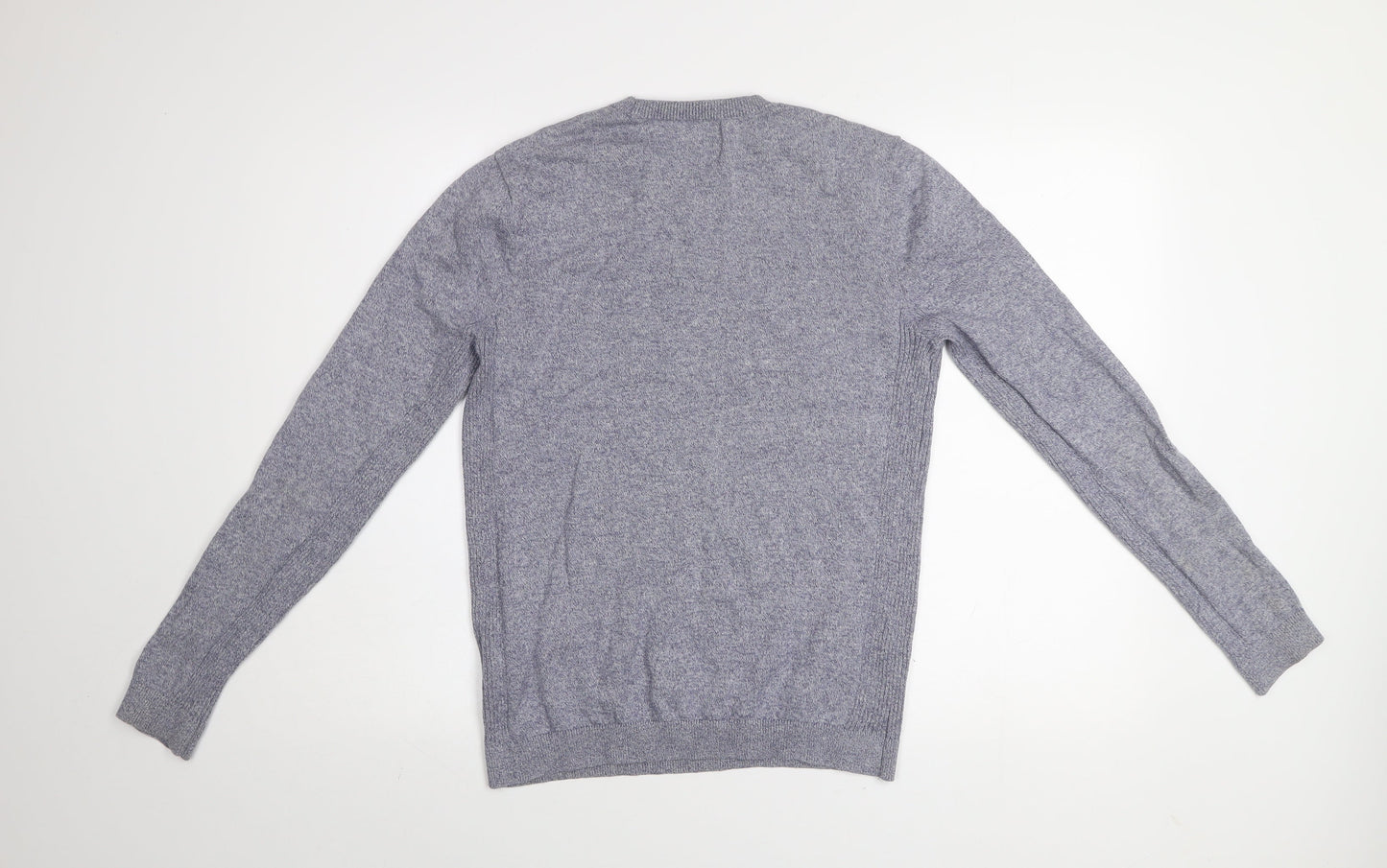 Topman Men’s Grey Cotton Crew Neck Pullover Jumper Size S