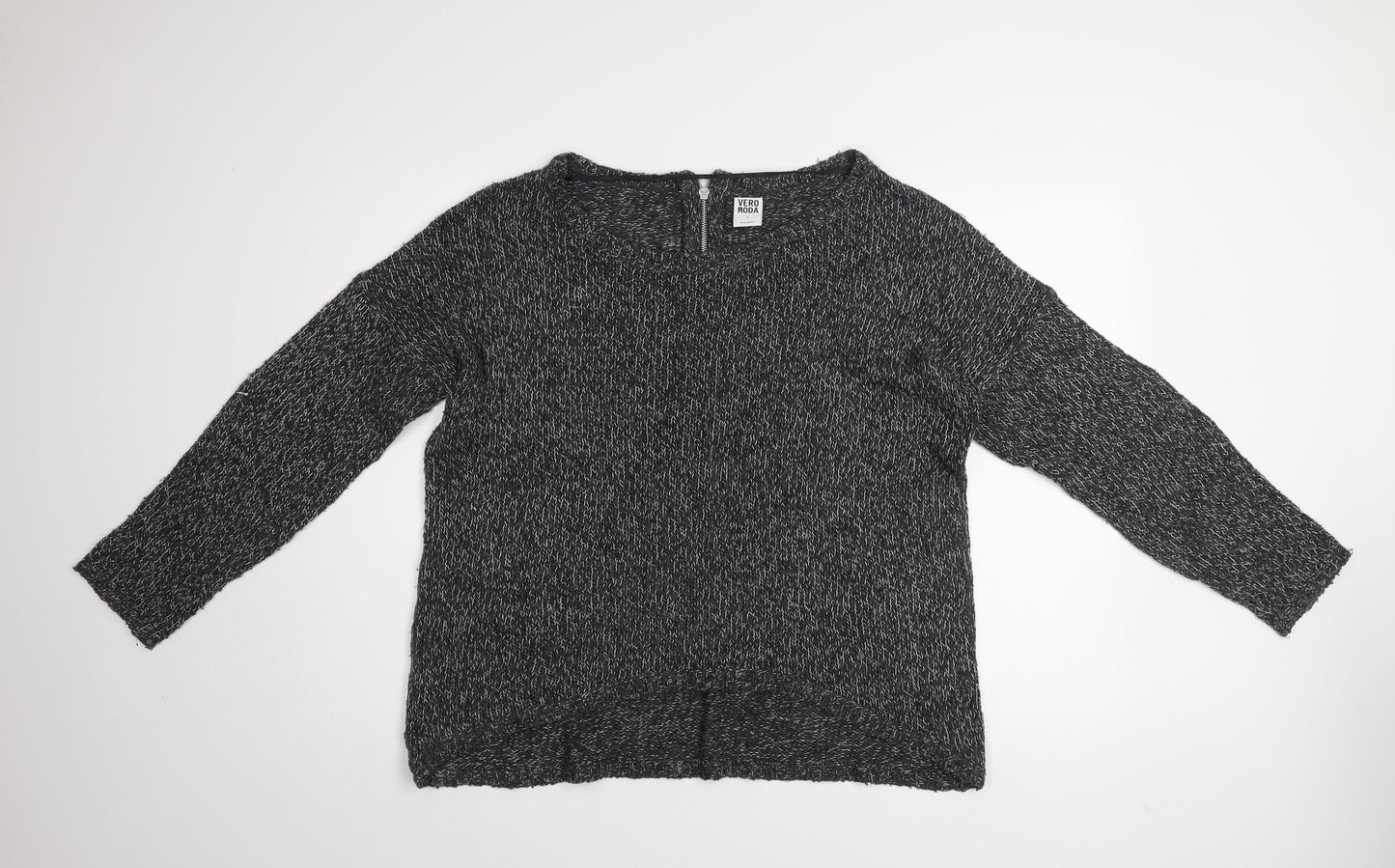 Womens UK Size L VERO MODA Grey Pullover Jumper