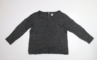 Womens UK Size L VERO MODA Grey Pullover Jumper
