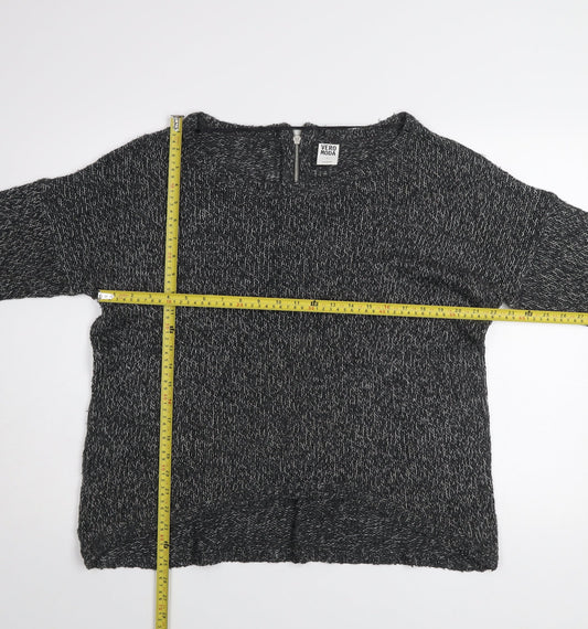 Womens UK Size L VERO MODA Grey Pullover Jumper