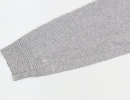 Topman Men's Grey Cotton Crew Neck Pullover Jumper Size M