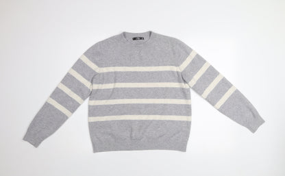 Womens UK Size M Dunnes Grey Pullover Jumper