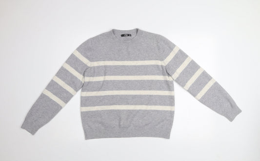 Womens UK Size M Dunnes Grey Pullover Jumper