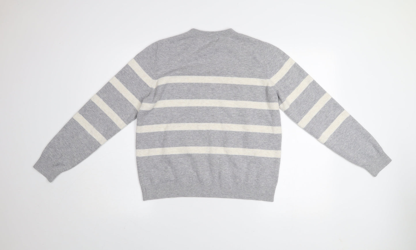 Womens UK Size M Dunnes Grey Pullover Jumper