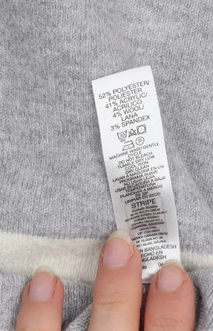 Womens UK Size M Dunnes Grey Pullover Jumper