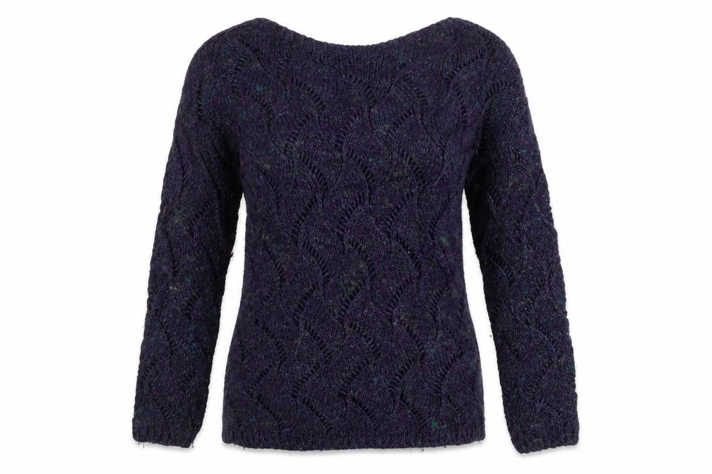 Womens UK Size 12 Marks and Spencer Purple Pullover Jumper