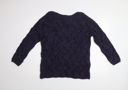 Womens UK Size 12 Marks and Spencer Purple Pullover Jumper
