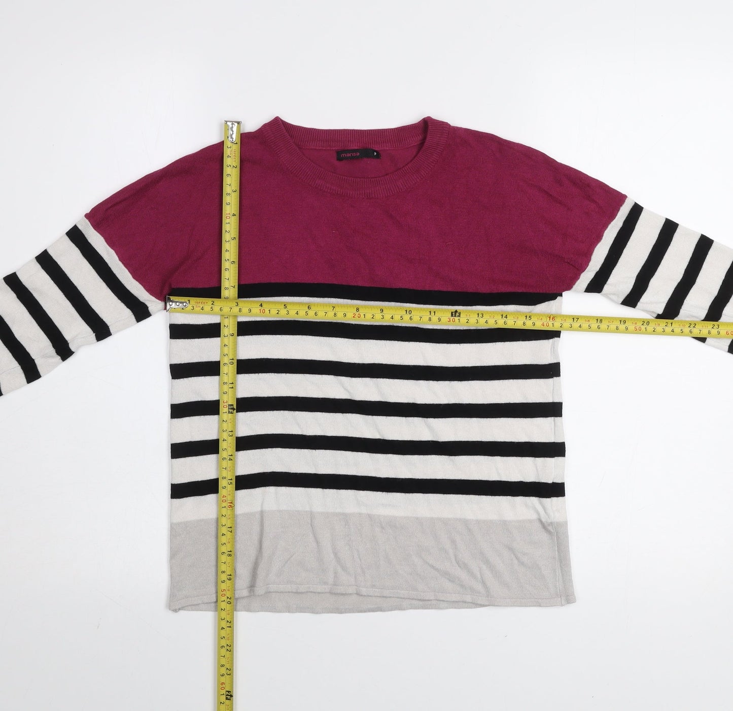 Womens UK Size S Marisa Multicoloured Pullover Jumper