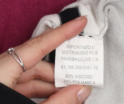 Womens UK Size S Marisa Multicoloured Pullover Jumper