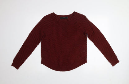 Womens UK Size XS VERO MODA Red Pullover Jumper
