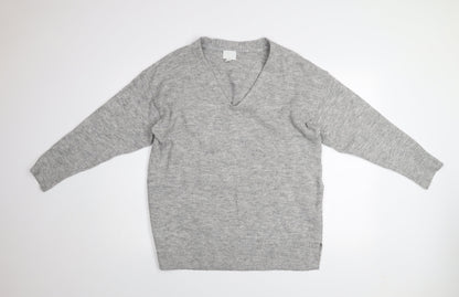 Womens UK Size 12 H&M Grey Pullover Jumper