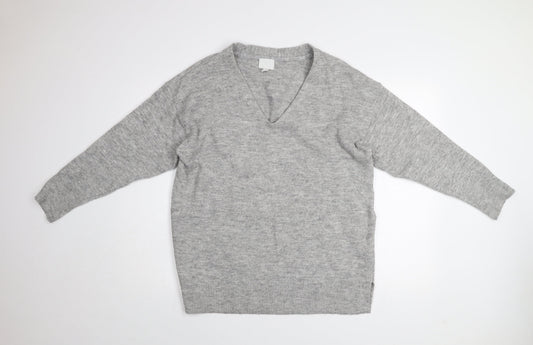 Womens UK Size 12 H&M Grey Pullover Jumper
