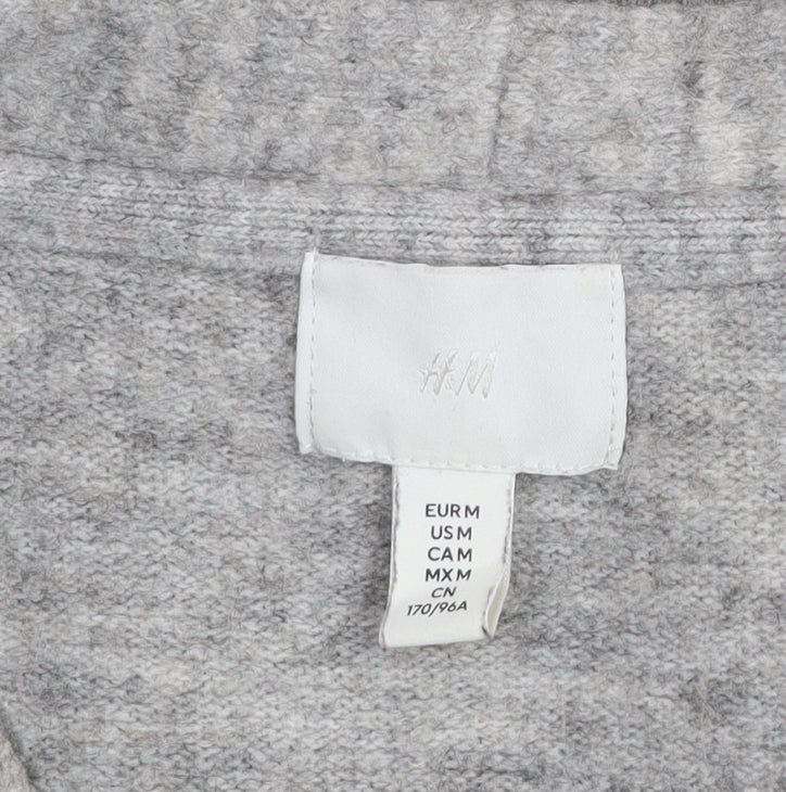 Womens UK Size 12 H&M Grey Pullover Jumper