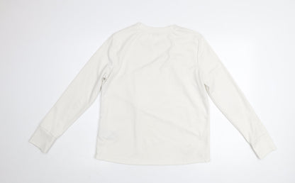 Womens UK Size S Selected Femme White Pullover Sweatshirt