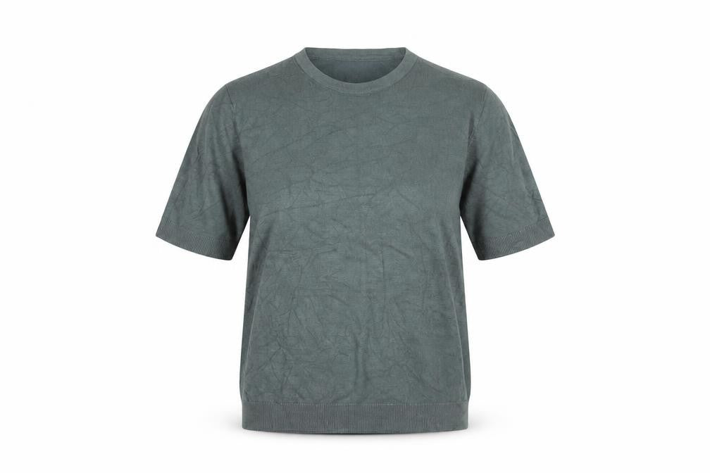 Womens UK Size XS Dunnes Green Basic T-Shirt
