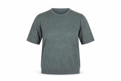 Womens UK Size XS Dunnes Green Basic T-Shirt