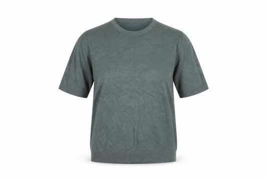 Womens UK Size XS Dunnes Green Basic T-Shirt