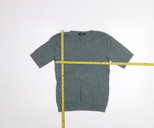 Dunnes Women Khaki XS Short Sleeve Basic Knit T-Shirt