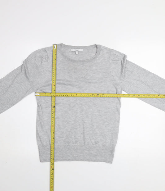 Womens UK Size S NEXT Grey Pullover Jumper