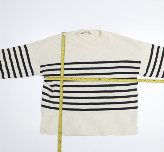 Womens UK Size S Zara Multicoloured Pullover Jumper