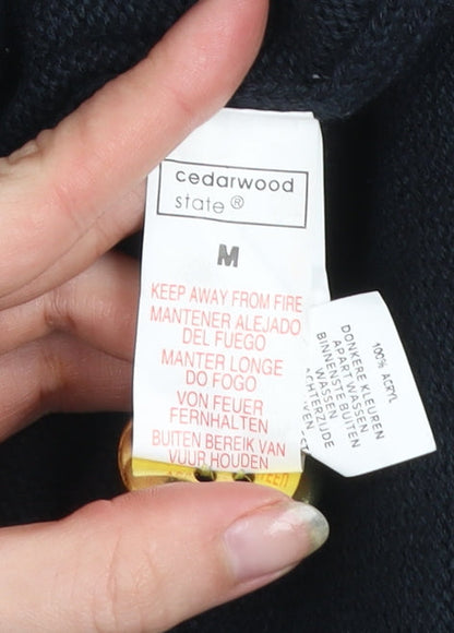 Cedarwood State Men's Multicoloured Christmas Elf Jumper Size M