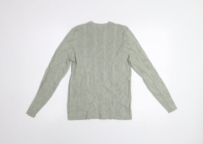 Womens UK Size 16 Marks and Spencer Green Pullover Jumper