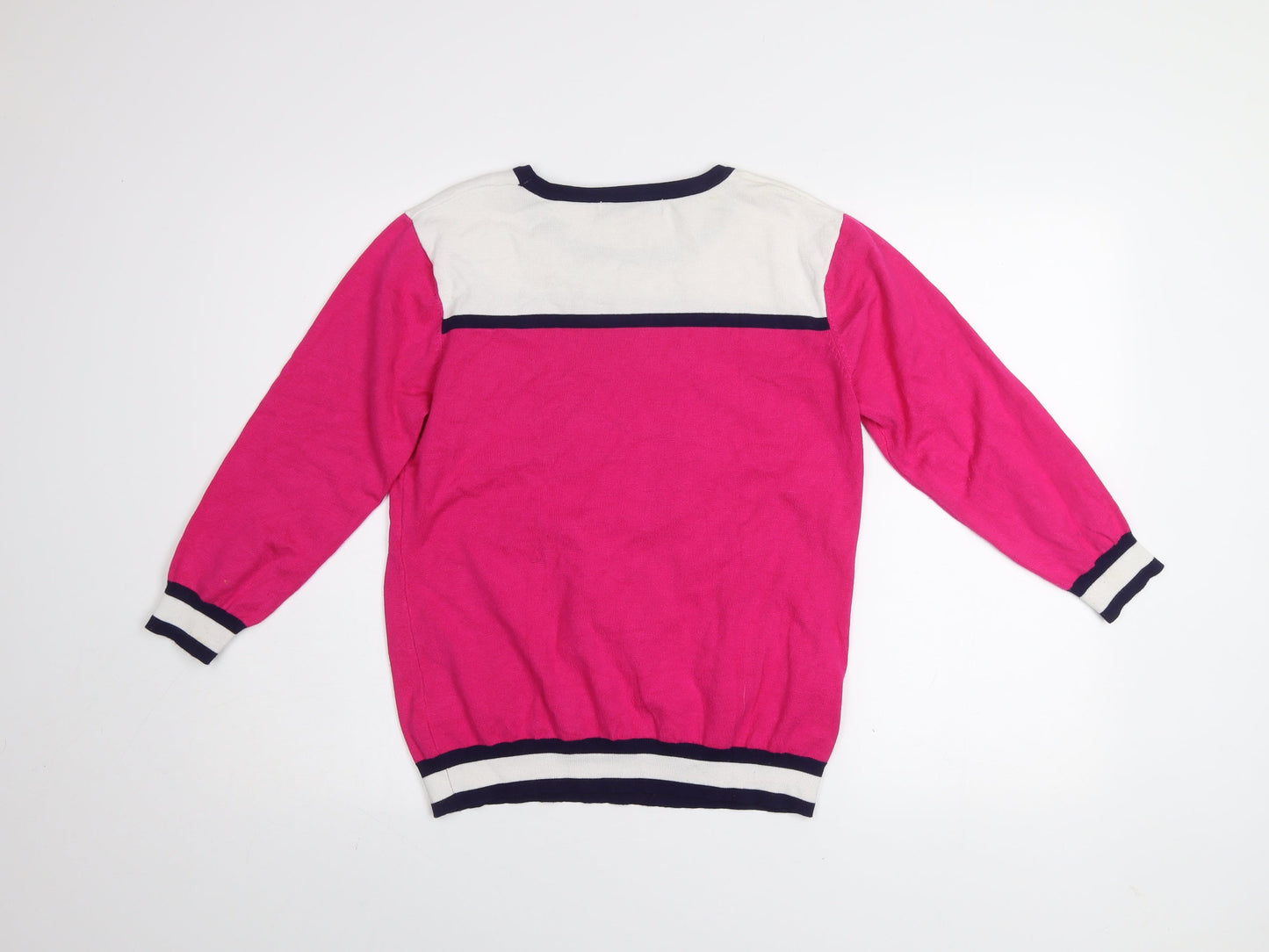 Womens UK Size M Mudflower Pink Pullover Jumper