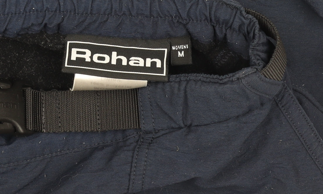 Rohan Unisex Blue M Lightweight Walking Trousers Adjustable Waist