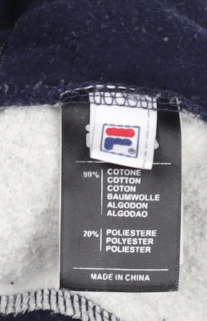 Mens UK Size S FILA Regular Fit Jogger Blue Trousers