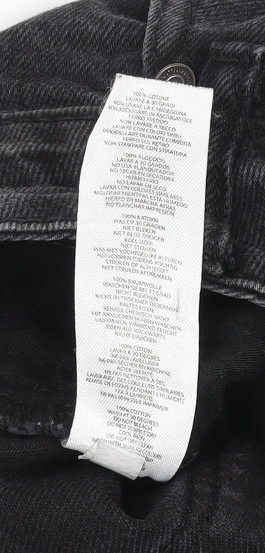 boohooMAN Men's Black Jeans Size 32 Slim Fit Denim Classic Style