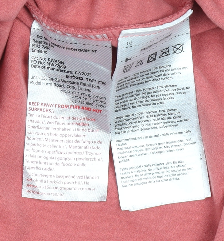 Womens UK Size 10 Regatta Great Outdoors Pink Pullover Sweatshirt