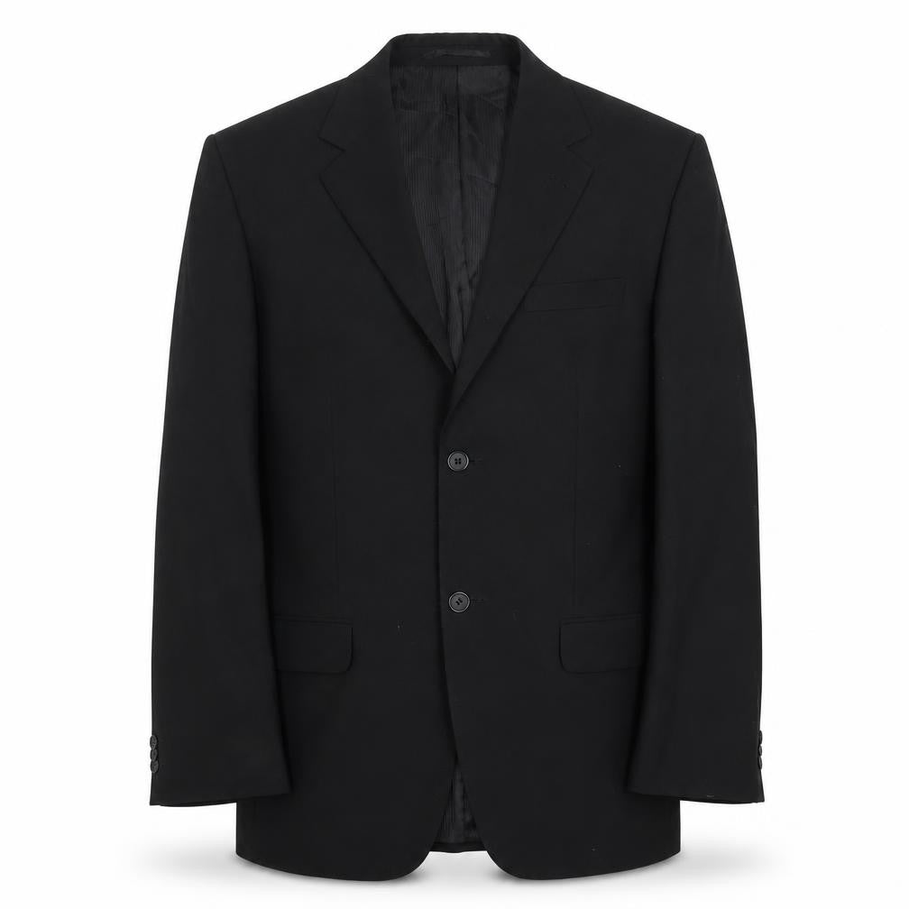 Mens UK Size 38 George Regular Black Suit Jacket