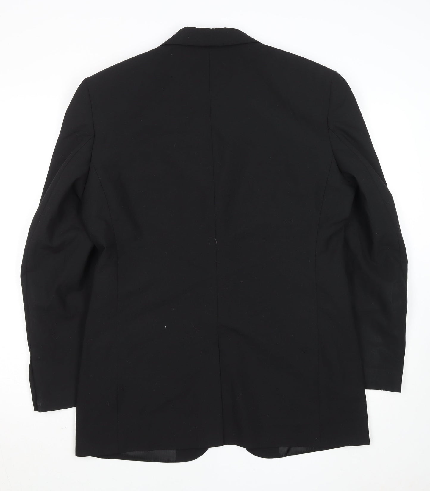 George Men's Black 38R Wool Blend Regular Fit Suit Jacket