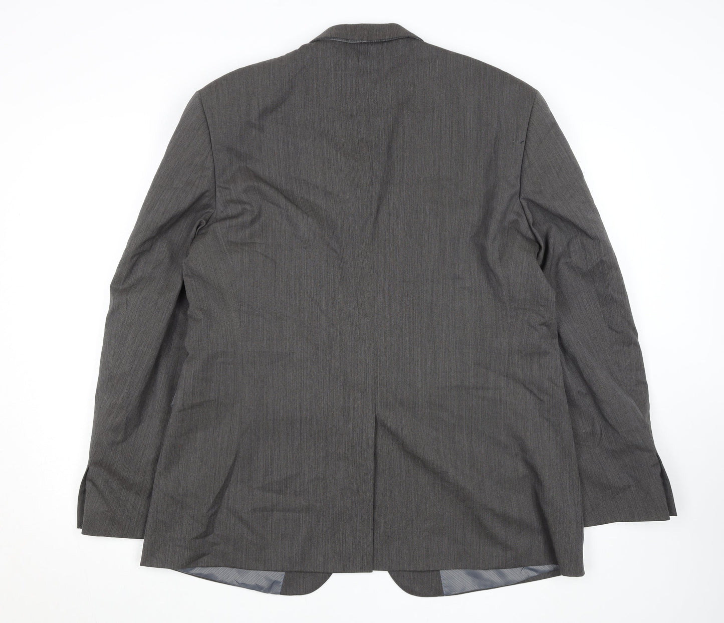 Mens UK Size 46 Burton Menswear London Regular Grey Suit Jacket