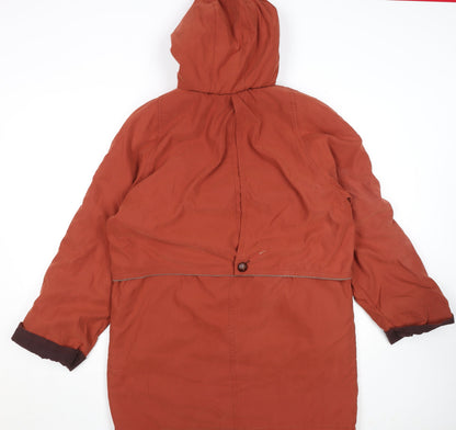 Womens UK Size 12 Marks and Spencer Brown Parka Coat