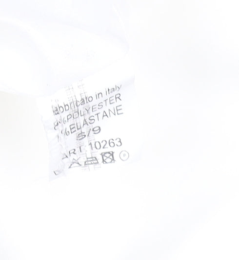 Boohoo Womens White Shawl Collar Longline Blazer Size S