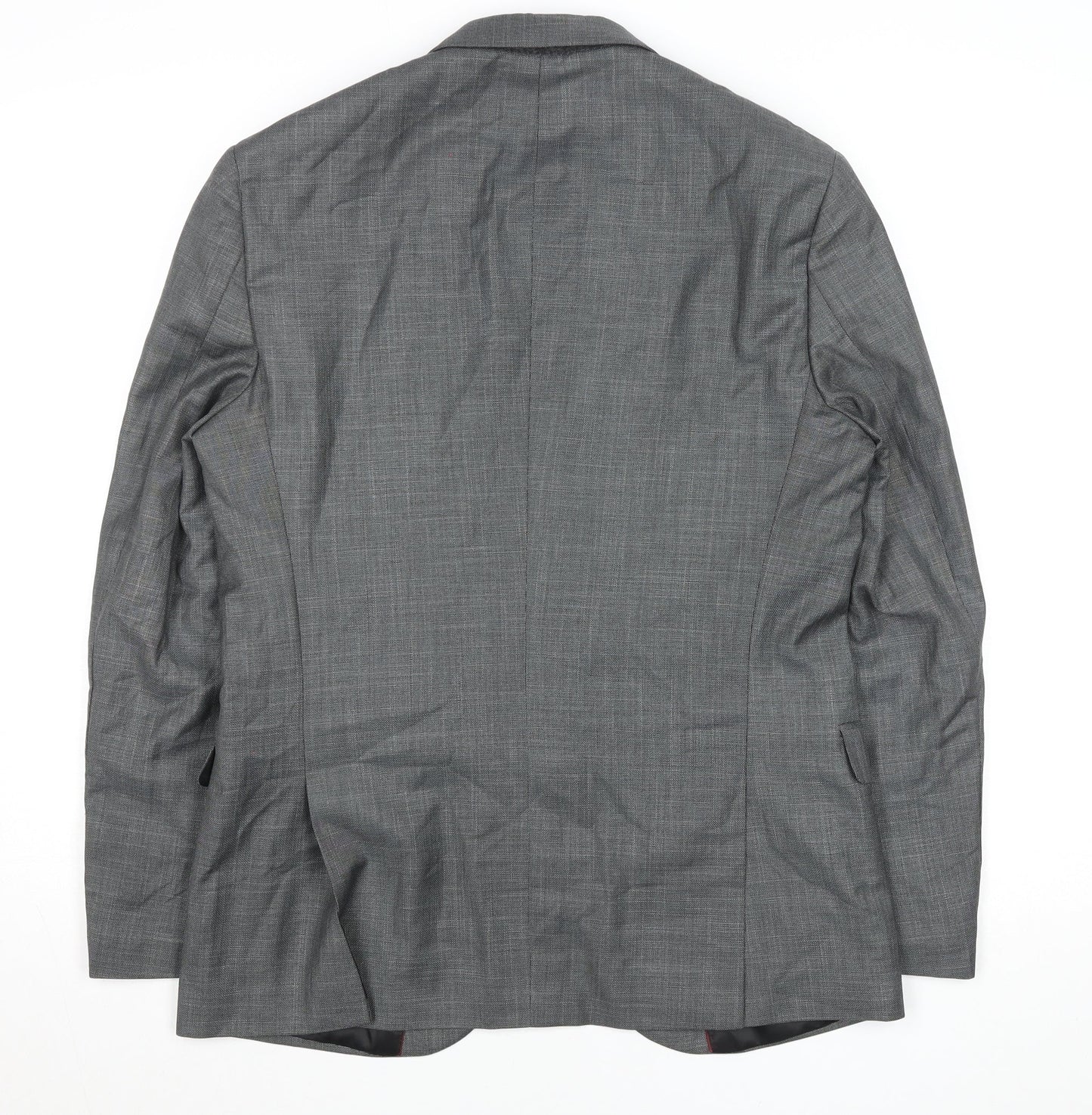 Mens UK Size 38 Sazio Regular Grey Suit Jacket